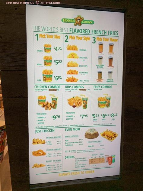 Order online from POTATO CORNER restaurants .